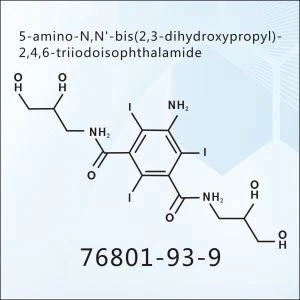 5-amino-N, N'-bis (2,3-dihüdroksüpropüül) -2,4,6-trijodioisoftaalamiid